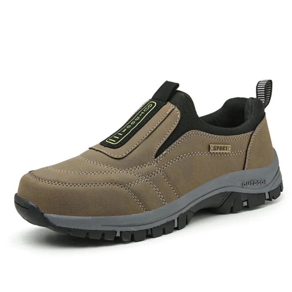 Mens‎ Outdoor Hiking Shoes Slip On Loafers Trail Walking Sneakers Sport